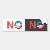 AUCUN Nobama aucun Obama Autocollant Pour Voiture