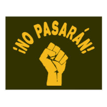 Aucun Pasaran - ils ne passeront pas Carte Postale