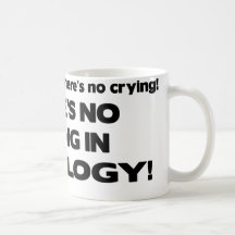 Aucun pleurer en radiologie tasse à café