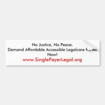 Aucune justice, aucun Peace.Demand Accessib aborda Autocollant Pour Voiture