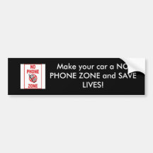 AUCUNE ZONE de TÉLÉPHONE, ne font à votre voiture  Adhésifs Pour Voiture