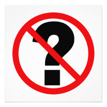 Aucunes questions faire-part