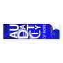 "Audacity" Designer Vertical Bumper Sticker