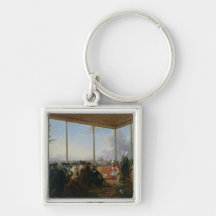 Audience Given in Constantinople Keychain