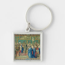 Audience Granted by Louis XIV  to the Count Key Chains