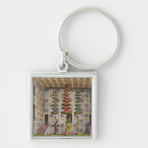 Audience Hall, Cochin China, plate 88 from 'Le Cos Keychain