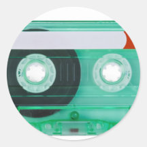audio compact cassette stickers