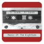 Audio Music Cassette Tape Sheet of 20 Stickers