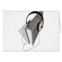 Audiobook Concept Greeting Card