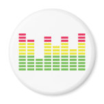 audiocontroller equalizer icon fridge magnets