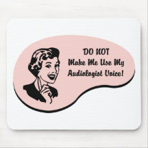 Audiologist Voice Mouse Pads