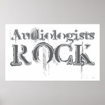 Audiologists Rock Posters