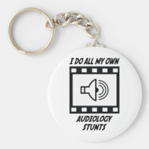 Audiology Stunts Keychain