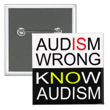 Audism Is Wrong. Button
