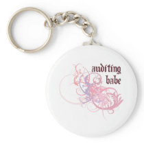 Auditing Babe Keychain
