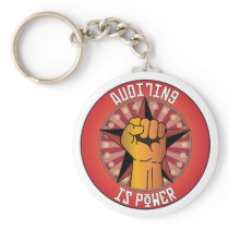Auditing Is Power Key Chains
