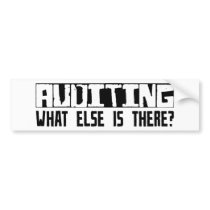 Auditing What Else Is There? Bumper Stickers