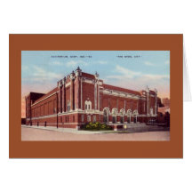 Auditorium - Gary IN (vintage) Greeting Card