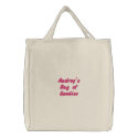 Audrey's Bag of Goodies Tote Bag embroidered bags