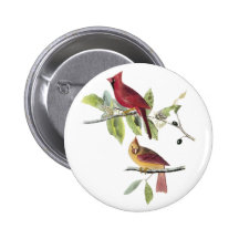 Audubon Northern Cardinal Pin