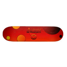 Auf Wiedersehn! German Flag Colours Pop Art Custom Skate Board