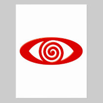 Auge Spirale eye spiral postcards