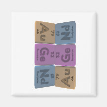 Augend-Au-Ge-Nd-Gold-Germanium-Neodymium Refrigerator Magnets
