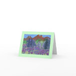 August flowers card