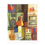 August Macke - Dealer with Jugs 1914 Jug Vendor Postcards