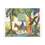 August Macke - Donkey Rider 1914 Eselreiter