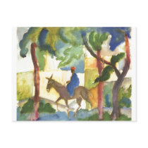 August Macke - Donkey Rider 1914 Eselreiter