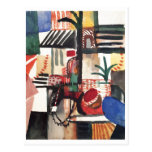 August_Macke - équipez avec l'aquarelle 1914 d'âne Cartes Postales