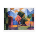 August Macke - Garden at Thuner Lake 1913 oil