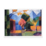 August Macke - Garden at Thuner Lake 1913 oil