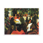 August_Macke - Garden Restaurant 1912 Oil Canvas