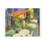 August Macke - House in Garden 1914 Waterolor