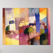 August Macke - Kairouan (III) 1914 Watercolor