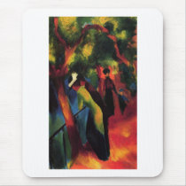 August Macke - Sonniger Weg - 1913 - Sunny Way Oil