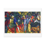 August Macke - Zoo Garden 1912 Oil on Canvas