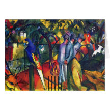 August Macke - Zoological Garden I Card