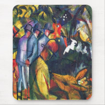 August Macke - Zoological Garden I Mouse Pad