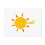 August Post Card
