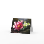 August Waterlily Thank You Note