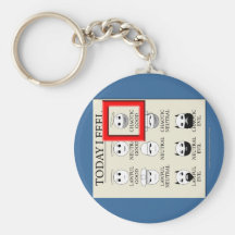 Aujourd'hui je sens bon chaotique porte-clefs