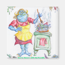 AUNT AGNES Soup's On! Refrigerator Magnet