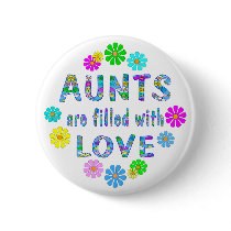 Aunt Pinback Buttons