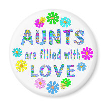 Aunt Fridge Magnets