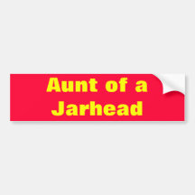 Aunt of a Marine Bumper Stickers