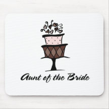 Aunt of the Bride Cake Mouse Mats