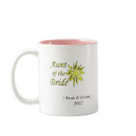 Aunt of the Bride Pink Coffee Mugs